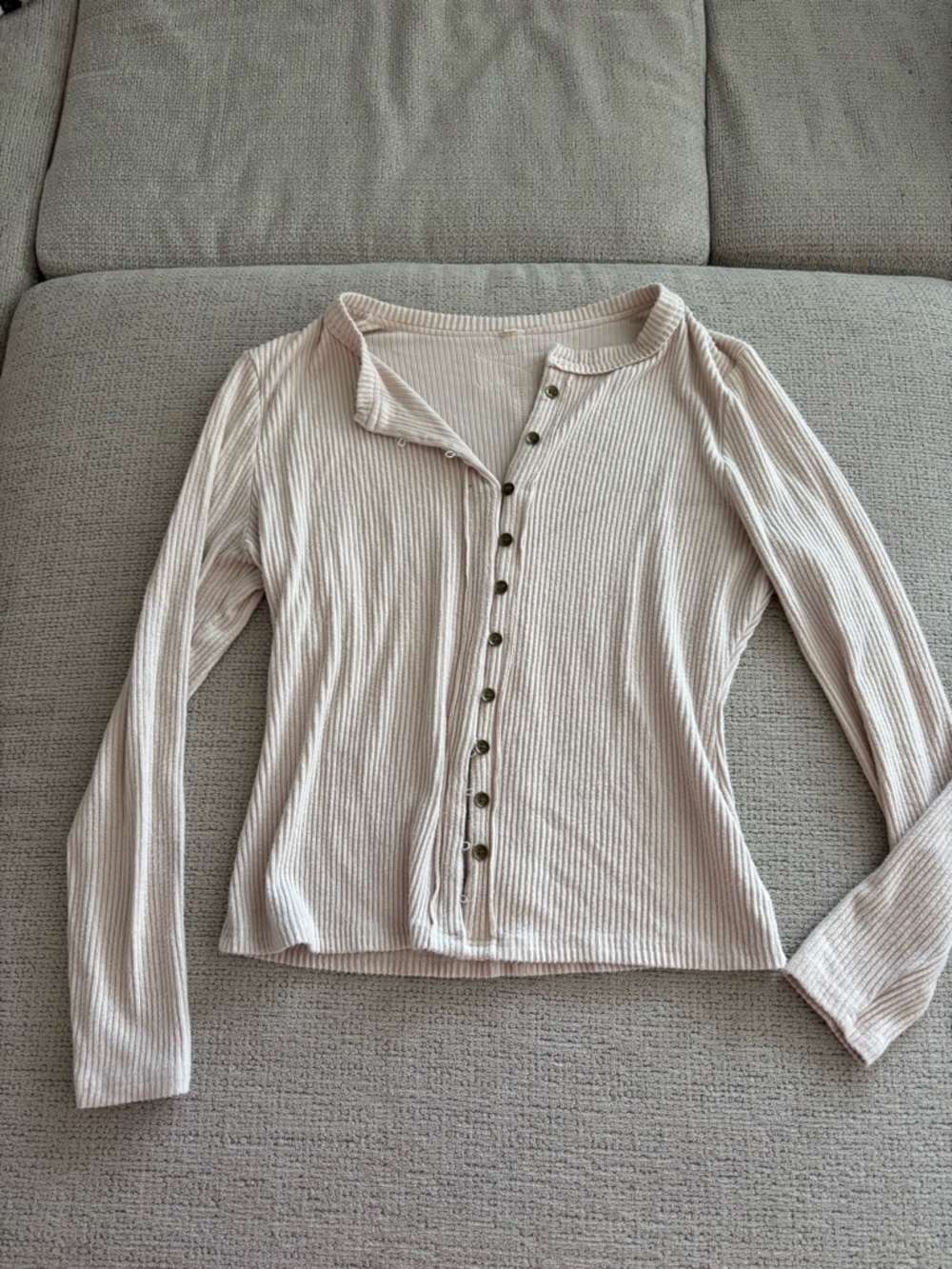 Cream button down